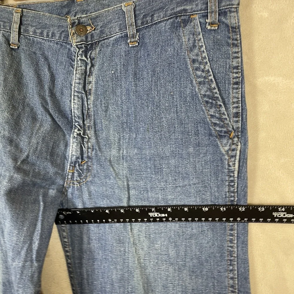 Vintage 70s Levis Bell Bottom Jeans Mens 36x31 Big Bell Orange Tab 684 TALON